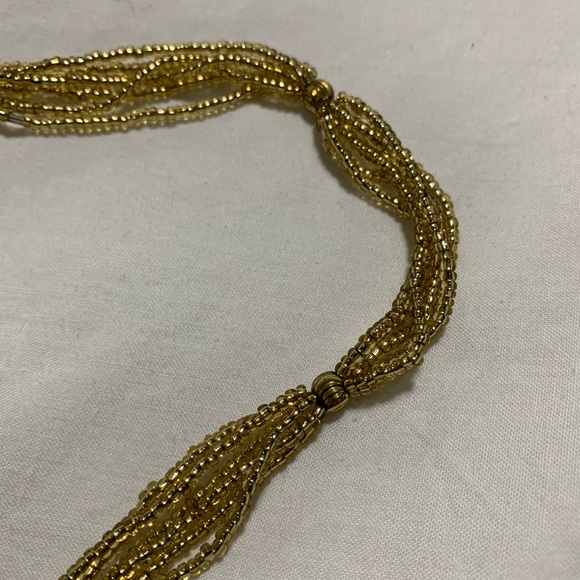 Blue & Gold South Asian Inspired Clutch- Raw Silk - Picture 9 of 12